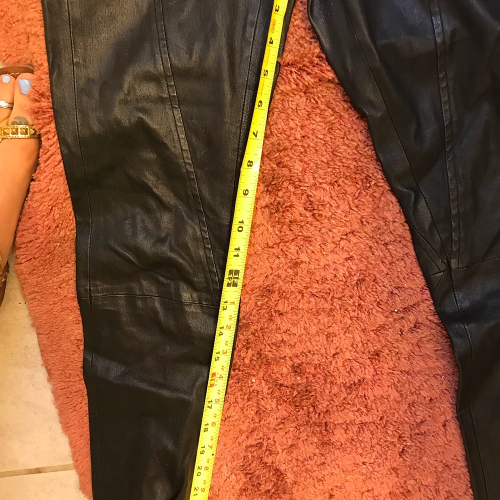 Helmut Lang Genuine Designer Leather Leggings - Picture 6 of 8